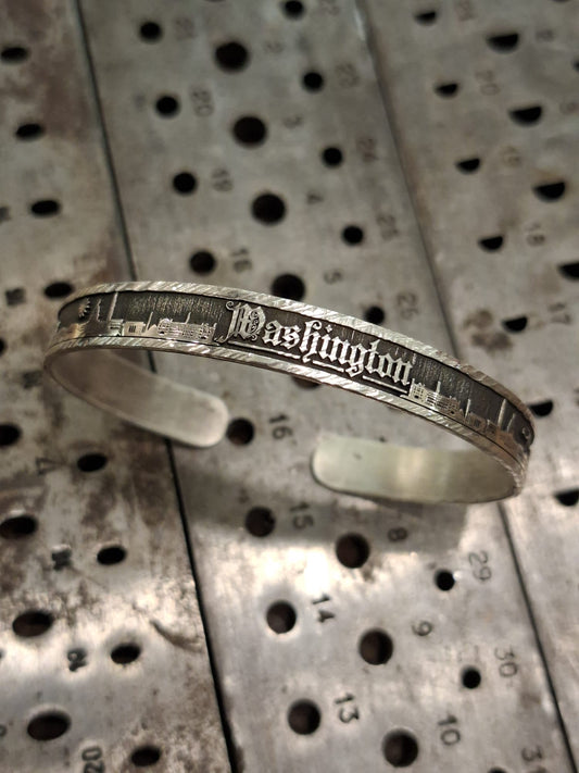 Braccialetto Rigido Argento 925 Personalizzabile